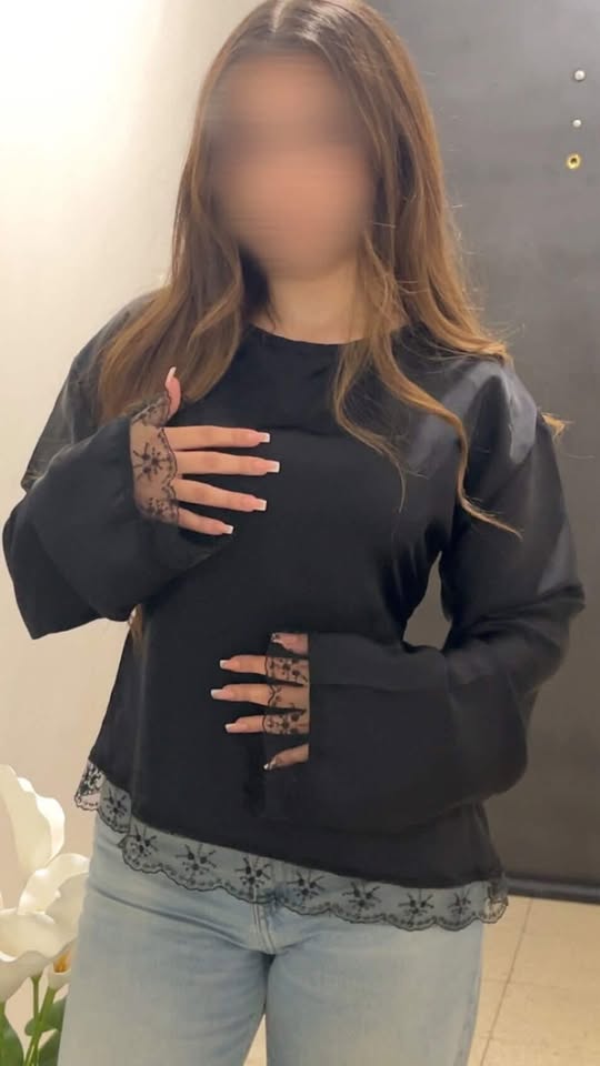 Satin Lace Top